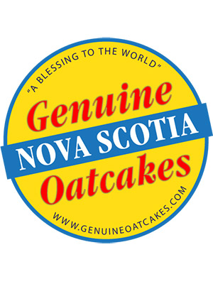 A blessing to the world oatcake sticker